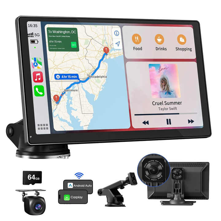 CarPlay / Android Auto Car Screen (9-inch)