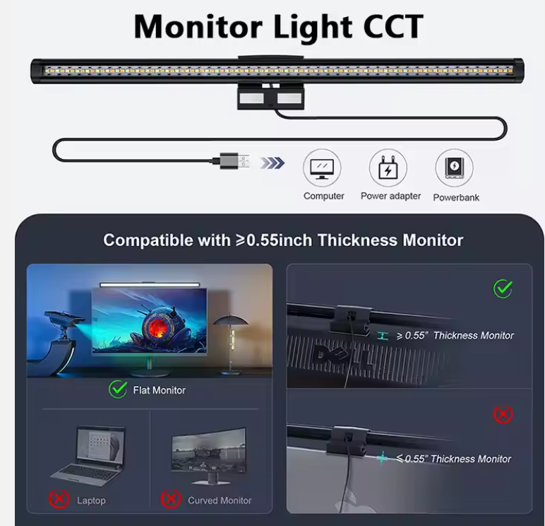 Eye Protector Monitor Light